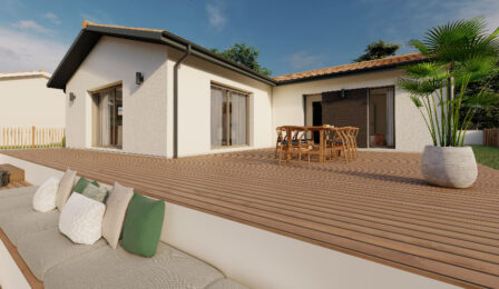 votre maison de 100m2 sur un terrain de 819m2 sur la commune de Val de Virvée au prix de 305000&euro; avec Alpha Constructions